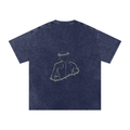 Snow Washed Oversized Cotton T-Shirt Gender