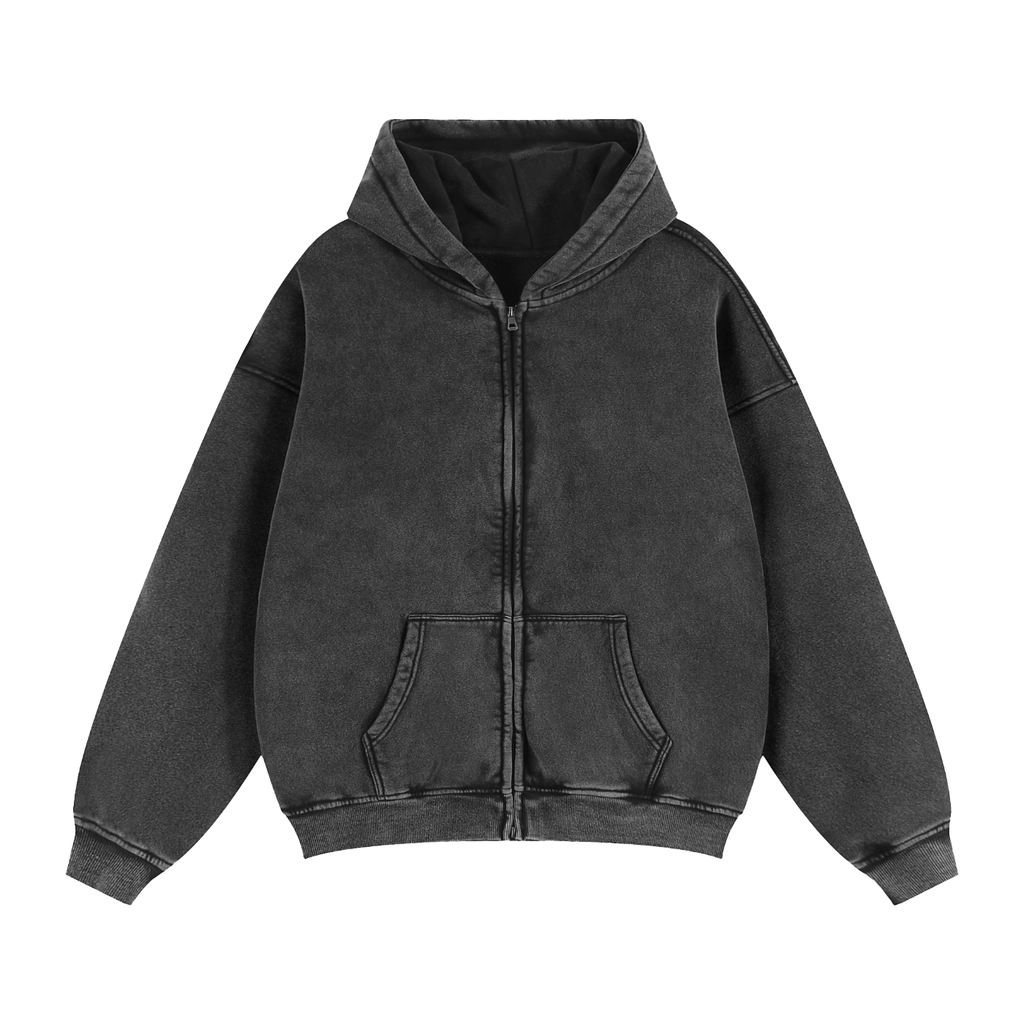 Zip-Through Boxy Fleece Hoodieinstead.