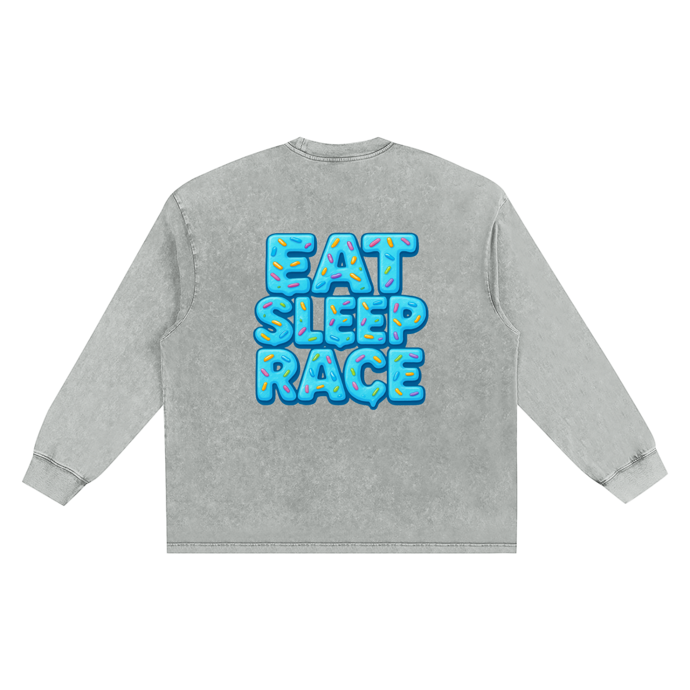 BLUE ESR Oversize Long Sleeve T-shirt.