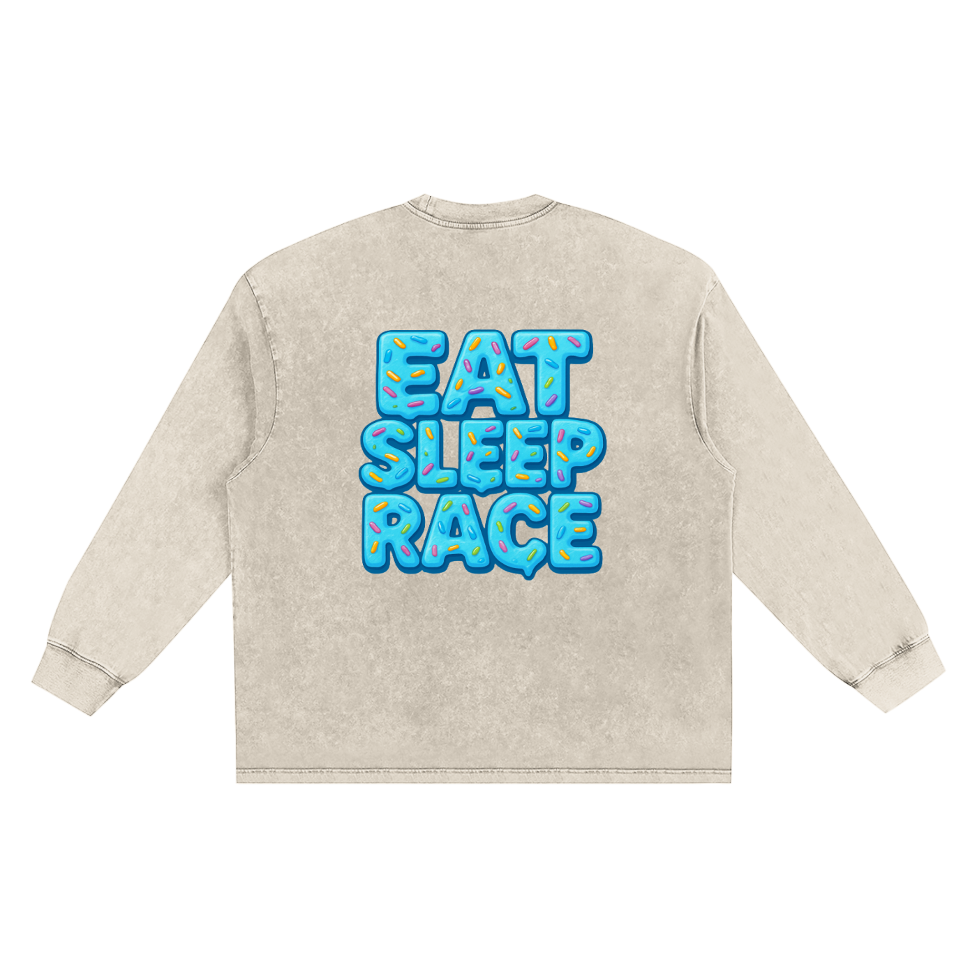BLUE ESR Oversize Long Sleeve T-shirt.