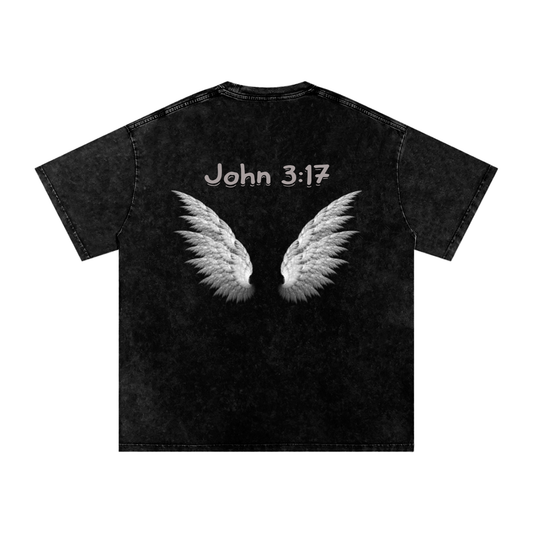 JOHN 3:17 ANGEL SHIRT.