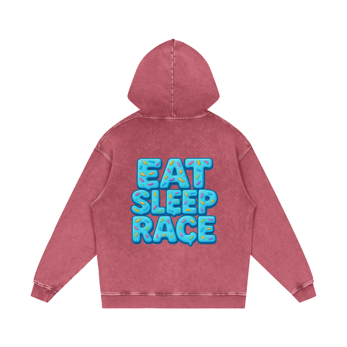 HEAVYWEIGHT ESR BLUE DONUT HOODIE.
