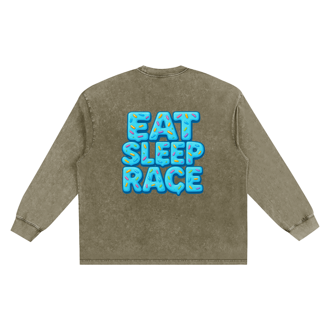 BLUE ESR Oversize Long Sleeve T-shirt.